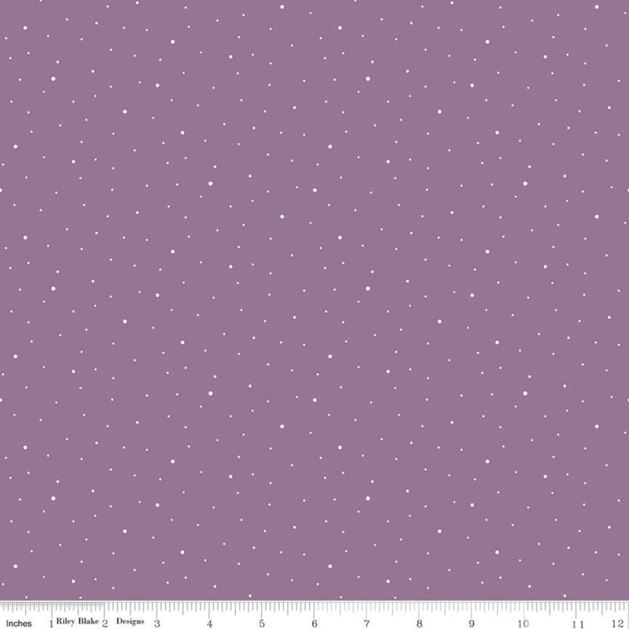 Fabric Riley Blake Basics Lilac Dapple Dot by the Quarter Yard C640-LILAC